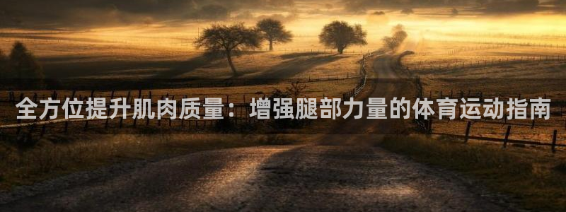 xc体育：全方位提升肌肉质量：增强腿部力量的体育运动指南