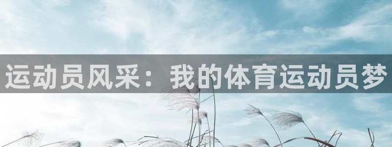 xc体育app官方网站：运动员风采：我的体育运动员梦